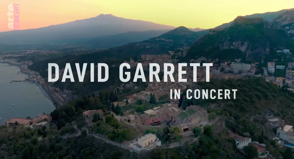David Garrett in concert - Auf dem antiken Theater in Taormina auf Sizilien