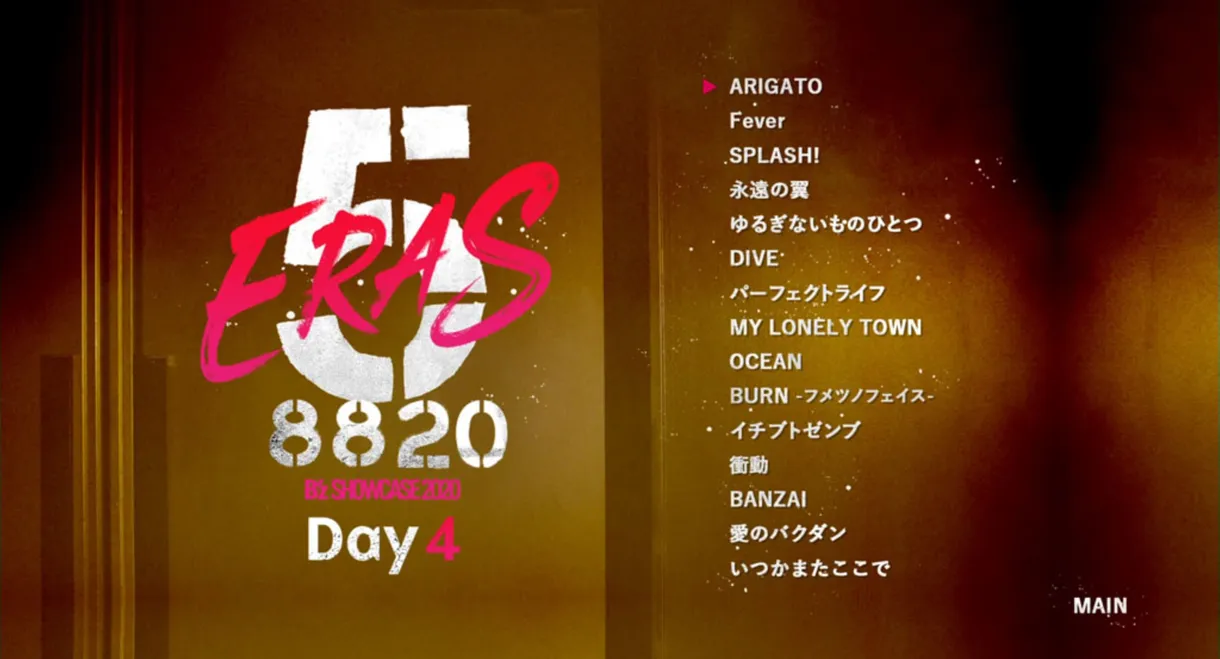 B'z SHOWCASE 2020 -5 ERAS 8820- Day4