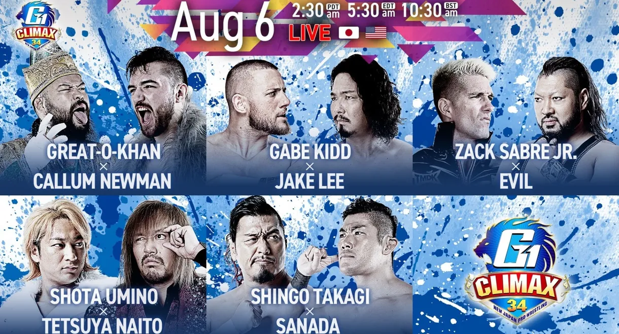 NJPW G1 Climax 34: Day 11