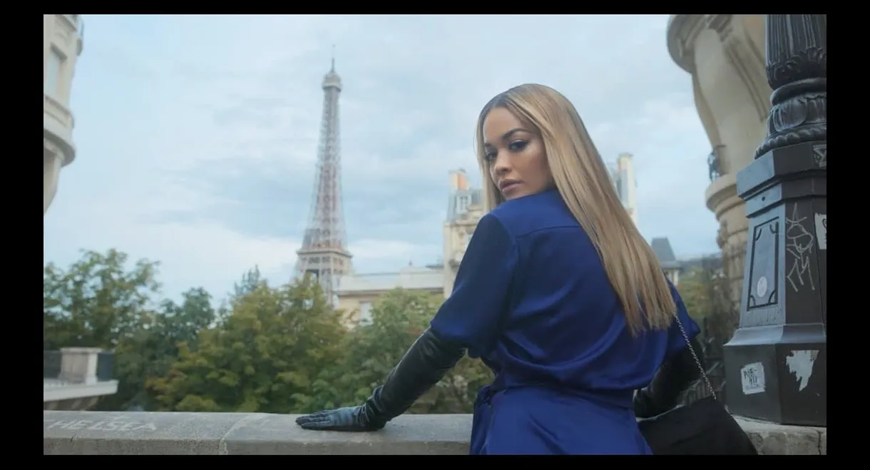 Rita Ora at the Eiffel Tower