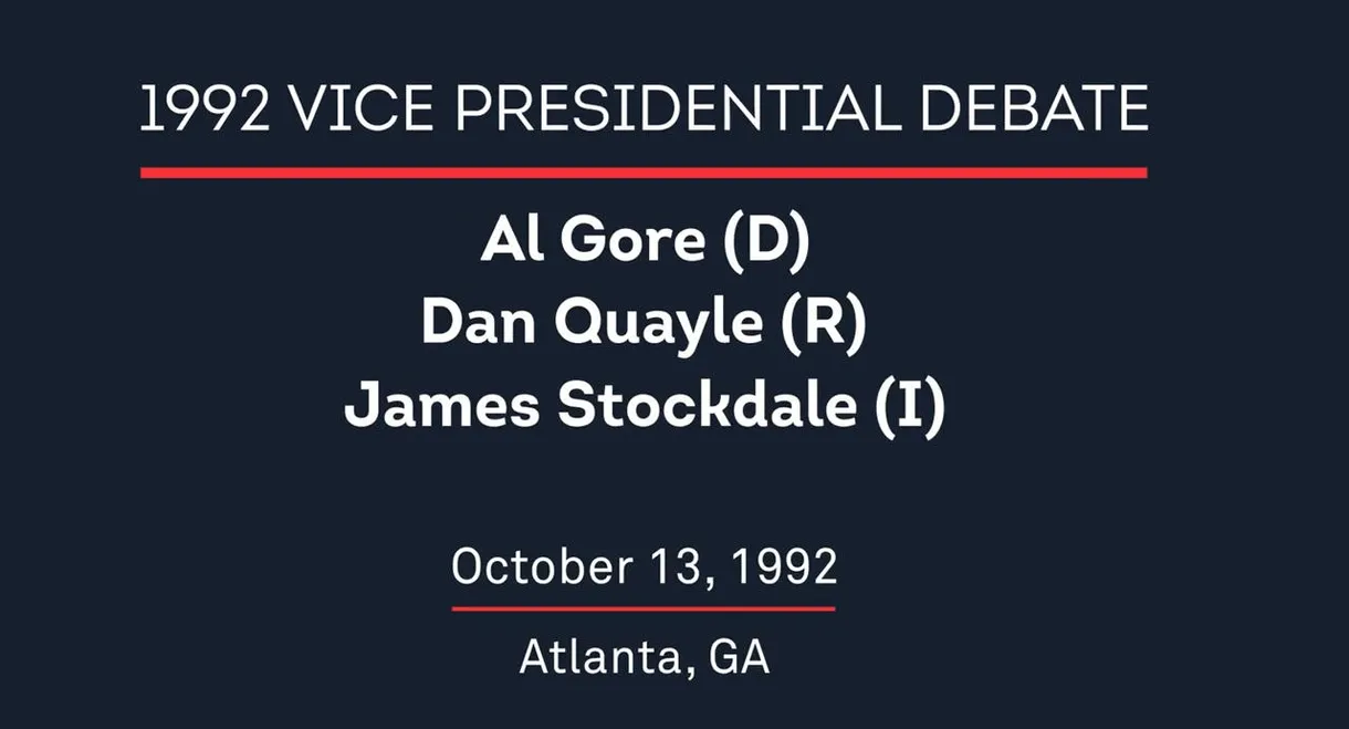 1992 Vice Presidential Debate