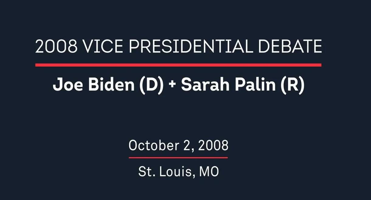 2008 Vice Presidential Debate