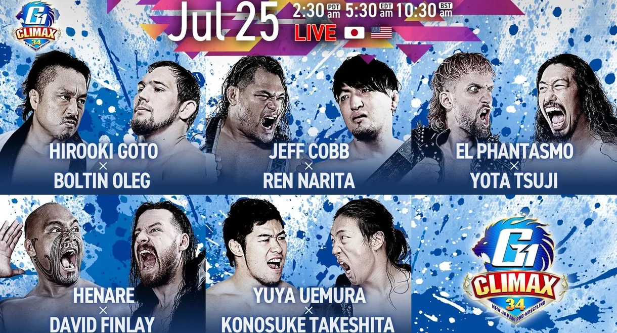 NJPW G1 Climax 34: Day 4