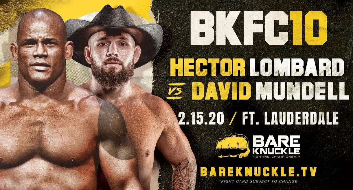 Bare Knuckle Fighting Championship 10