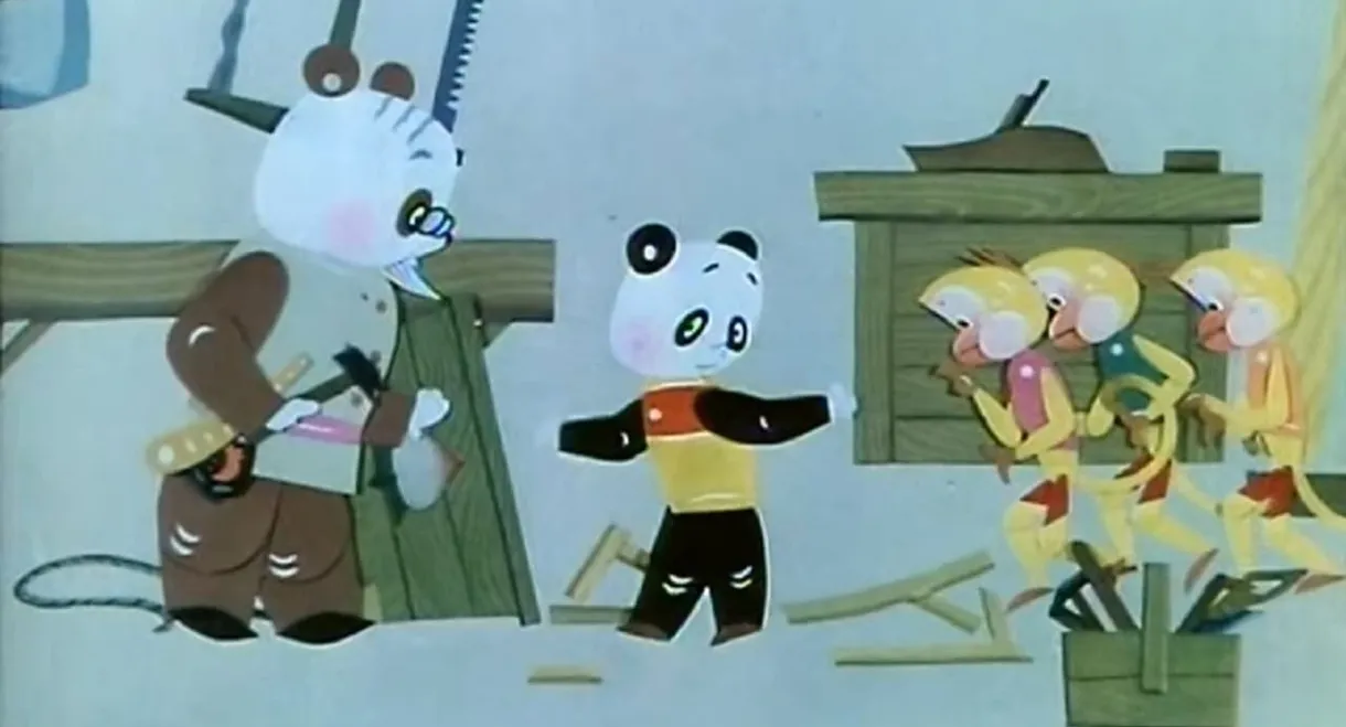 Little Panda Learns Carpenter