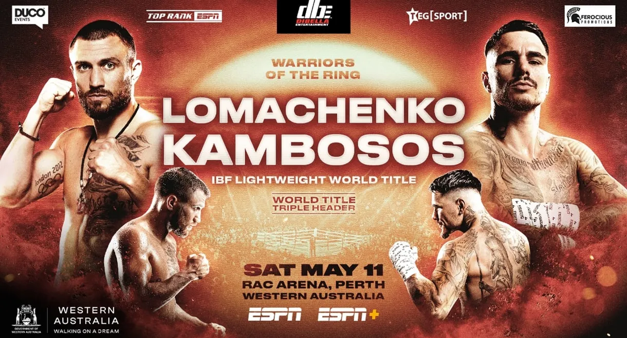 Vasyl Lomachenko vs. George Kambosos Jr.