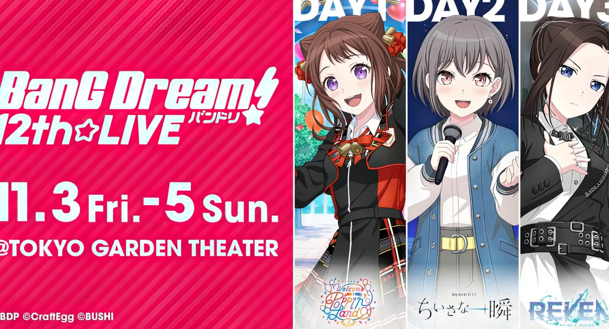 BanG Dream! 12th☆LIVE DAY3:REVEAL