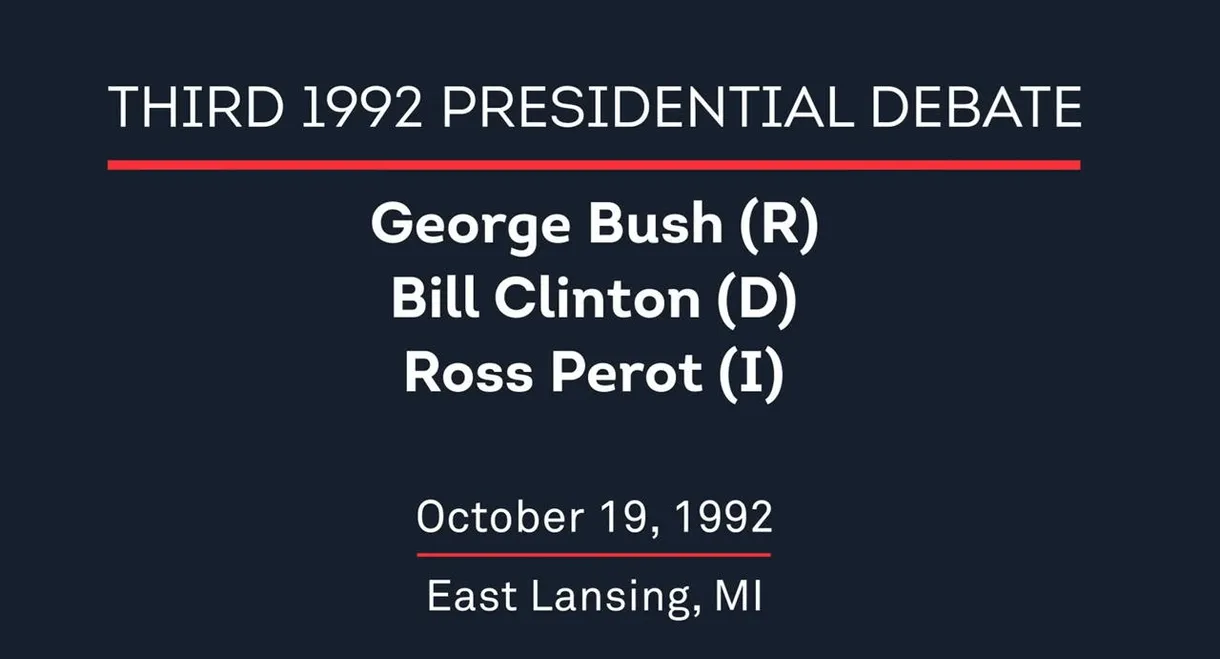 1992 Third Presidential Debate