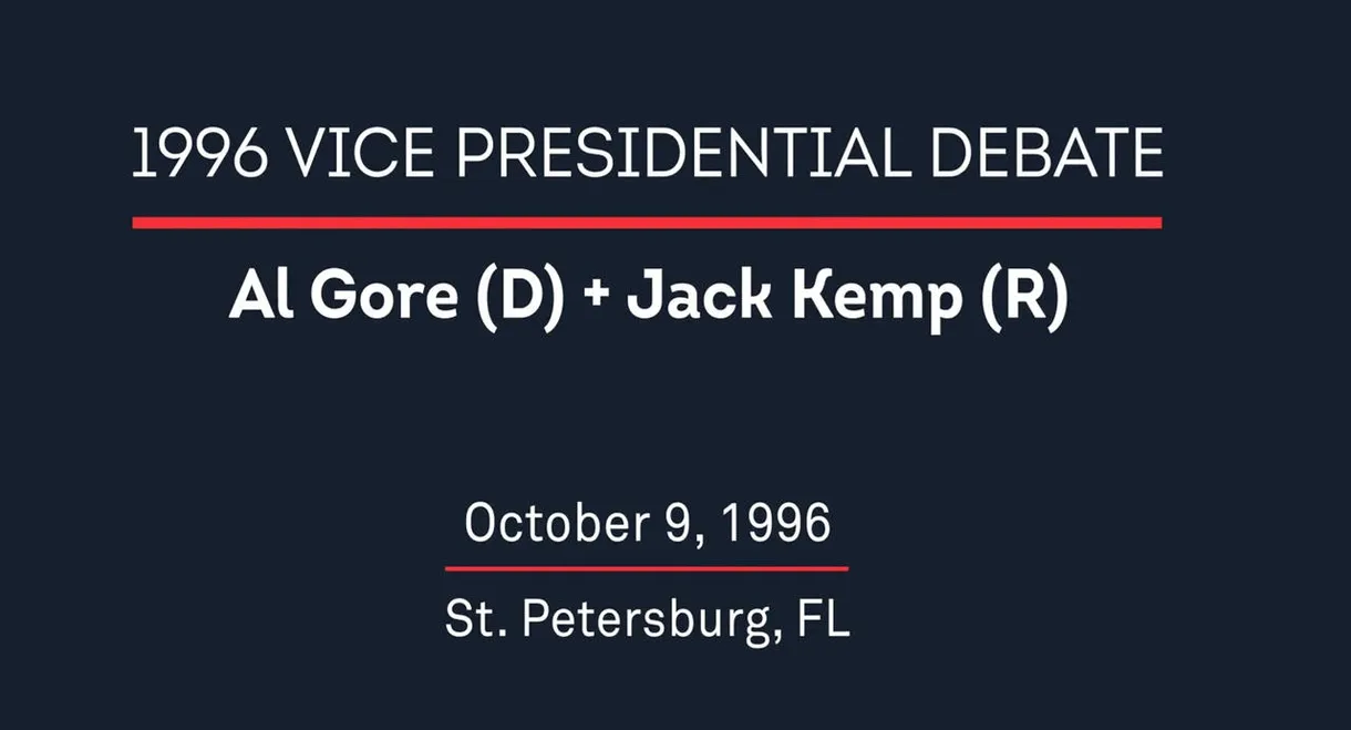 1996 Vice Presidential Debate