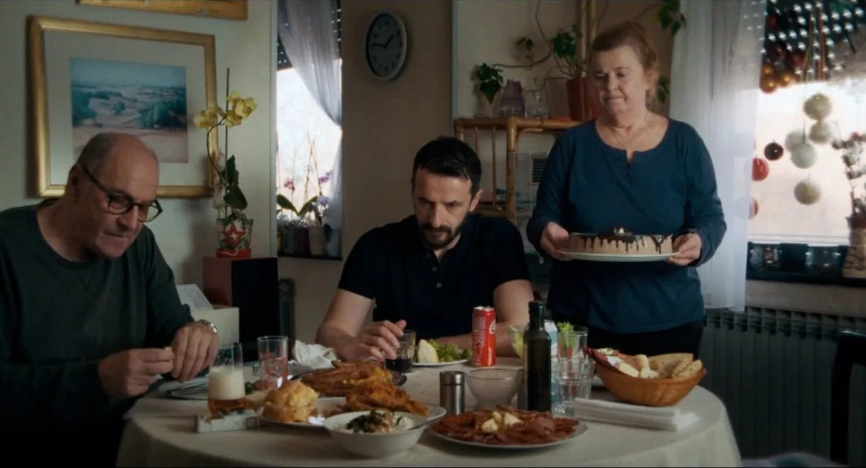 At the table
