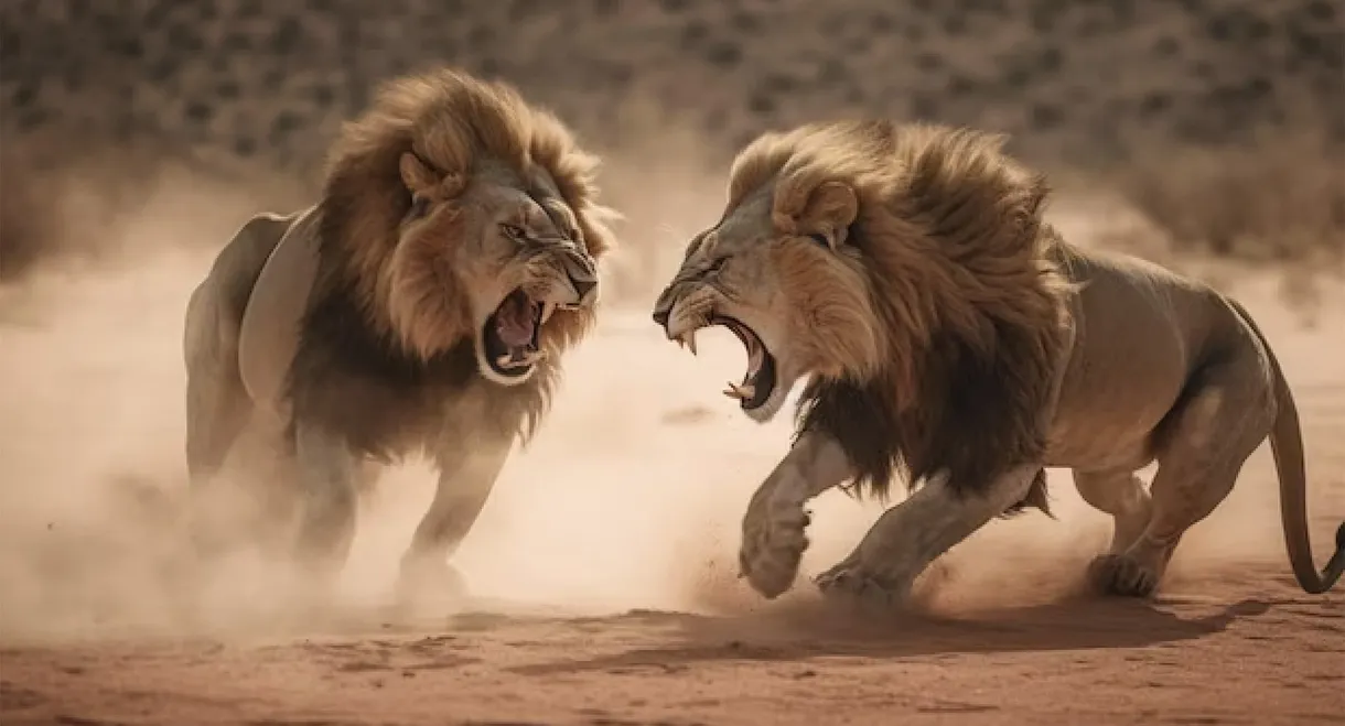 Caught in the Act: Lion Brawl