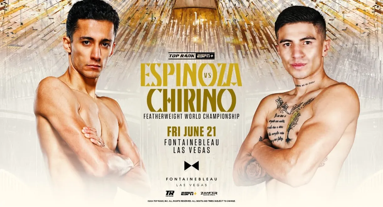 Rafael Espinoza vs. Sergio Chirino