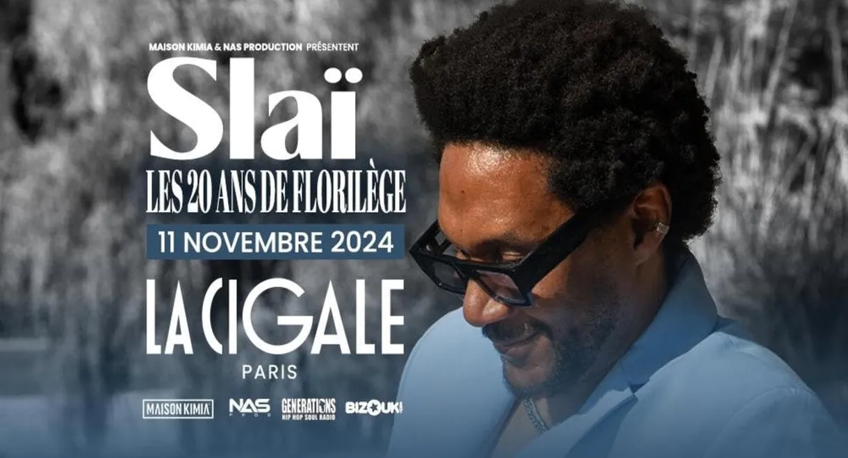 Slaï - Les 20 ans de « Florilège » à La Cigale