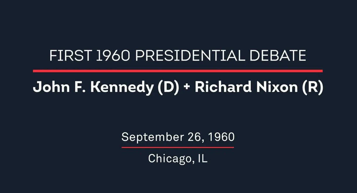 1960 First Presidential Debate