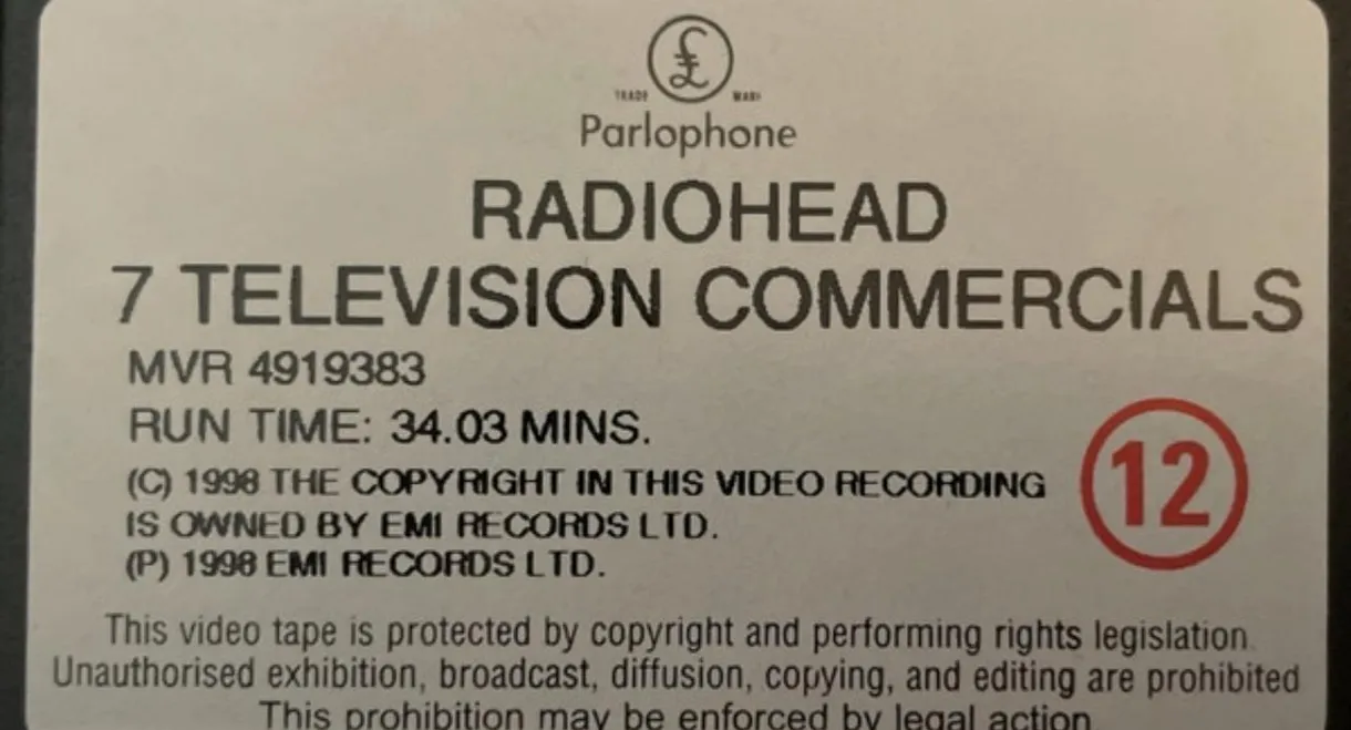 Radiohead: 7 Television Commercials