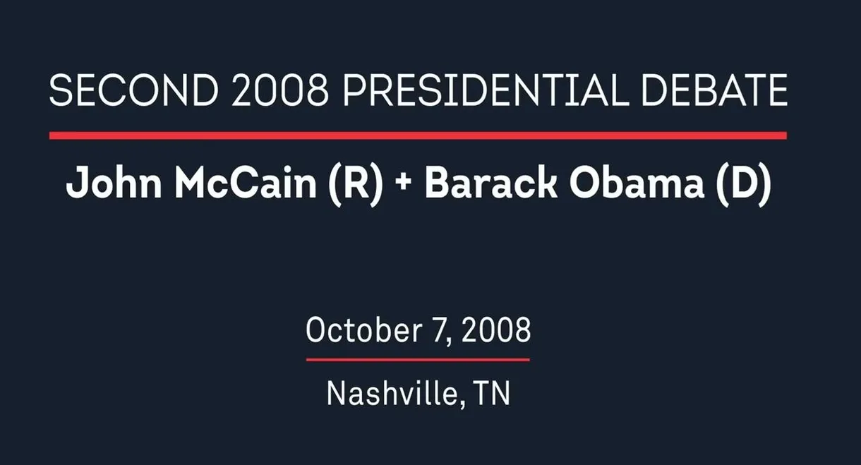 2008 Second Presidential Debate