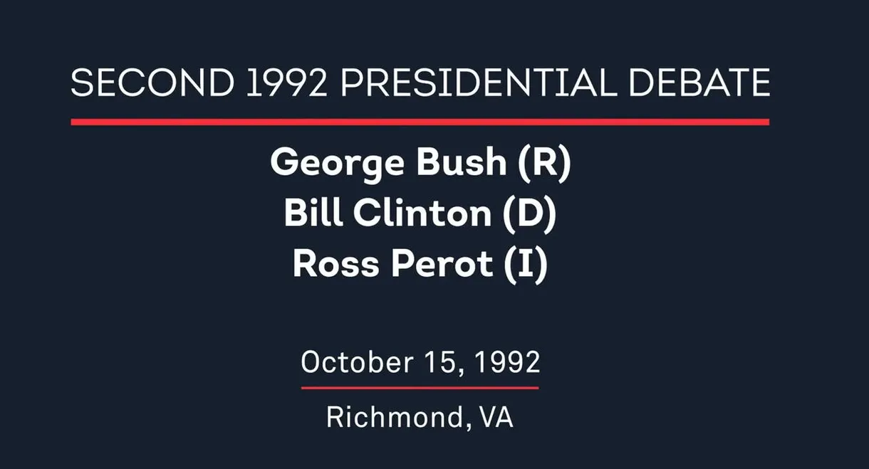 1992 Second Presidential Debate