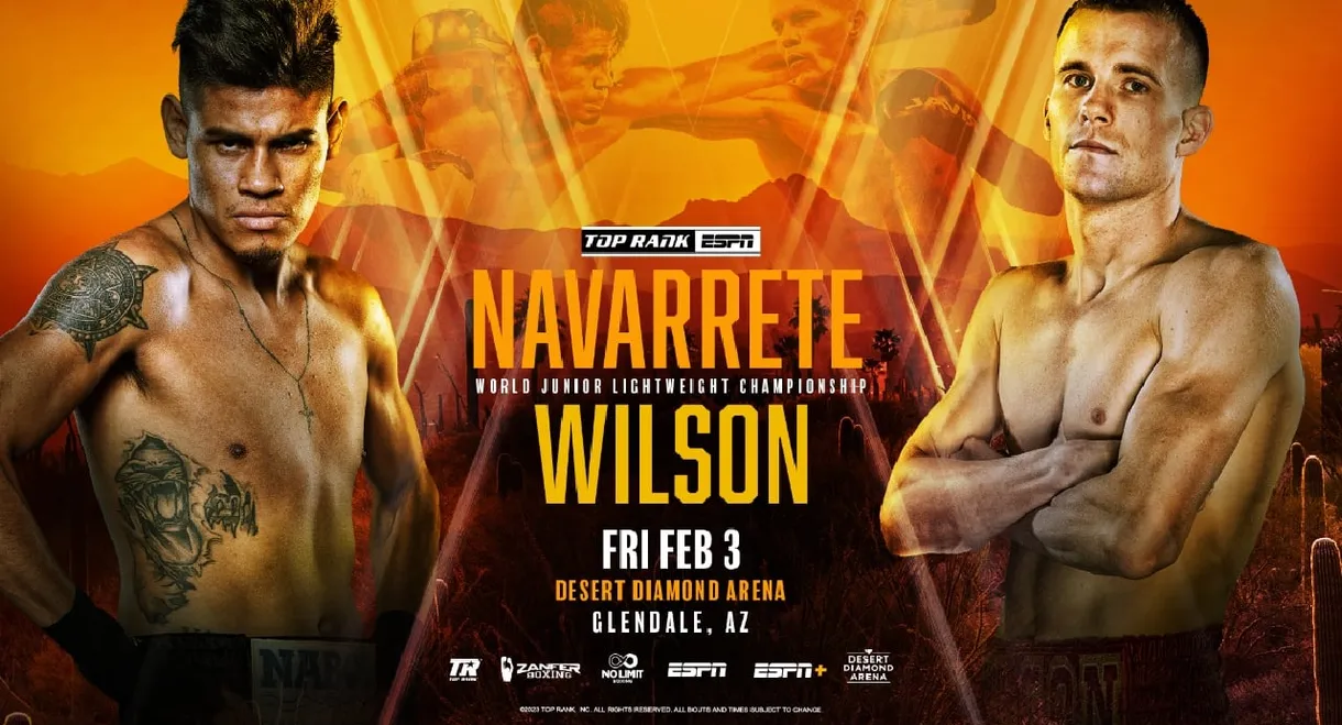 Emanuel Navarrete vs. Liam Wilson