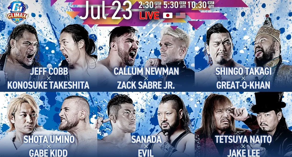 NJPW G1 Climax 34: Day 3