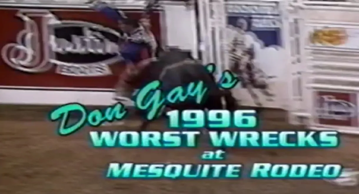 Don Gay's Worst Wrecks at Mesquite Rodeo 1996