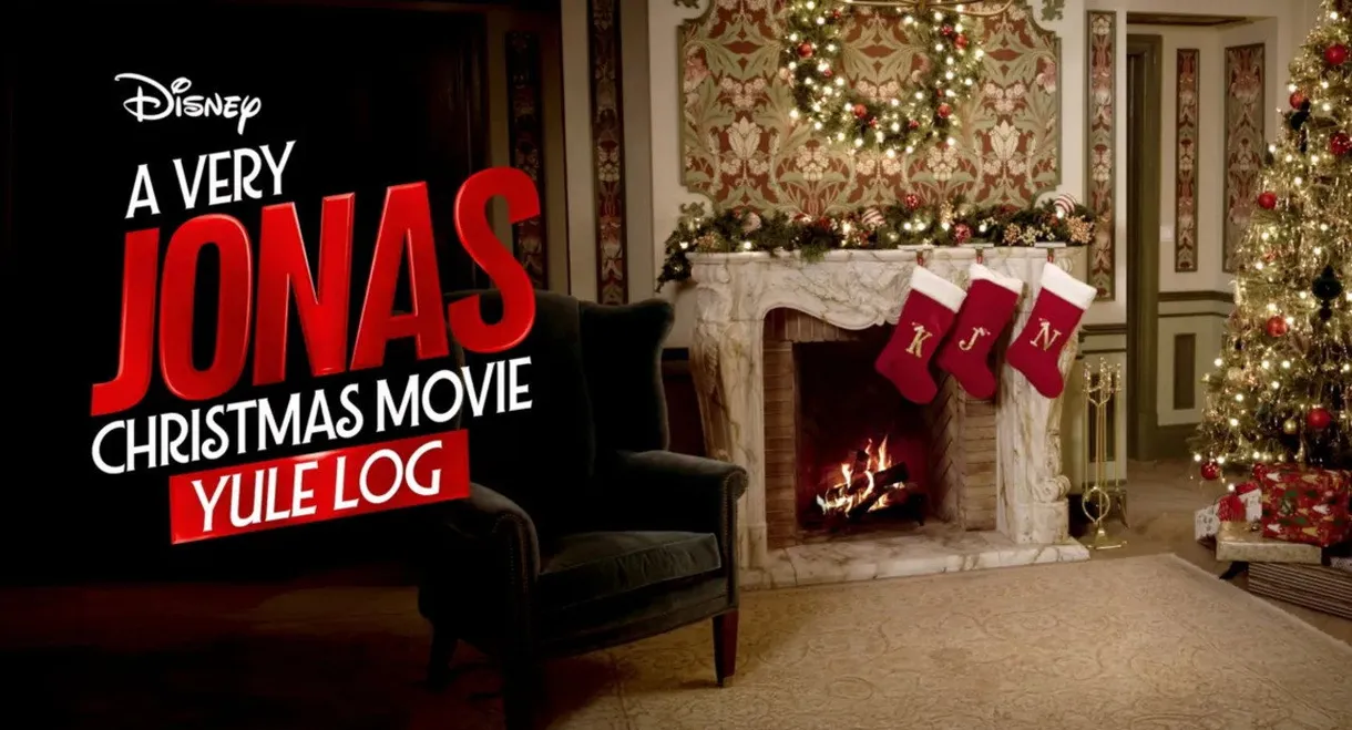 A Very Jonas Christmas Movie Yule Log