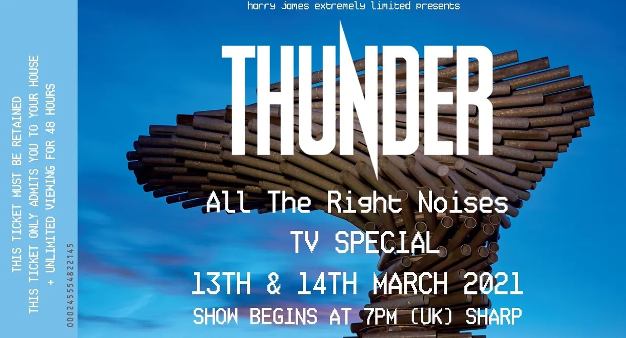 Thunder All The Right Noises TV Special