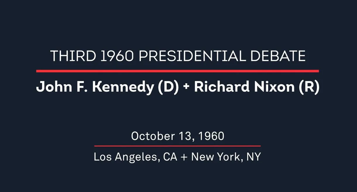 1960 Third Presidential Debate