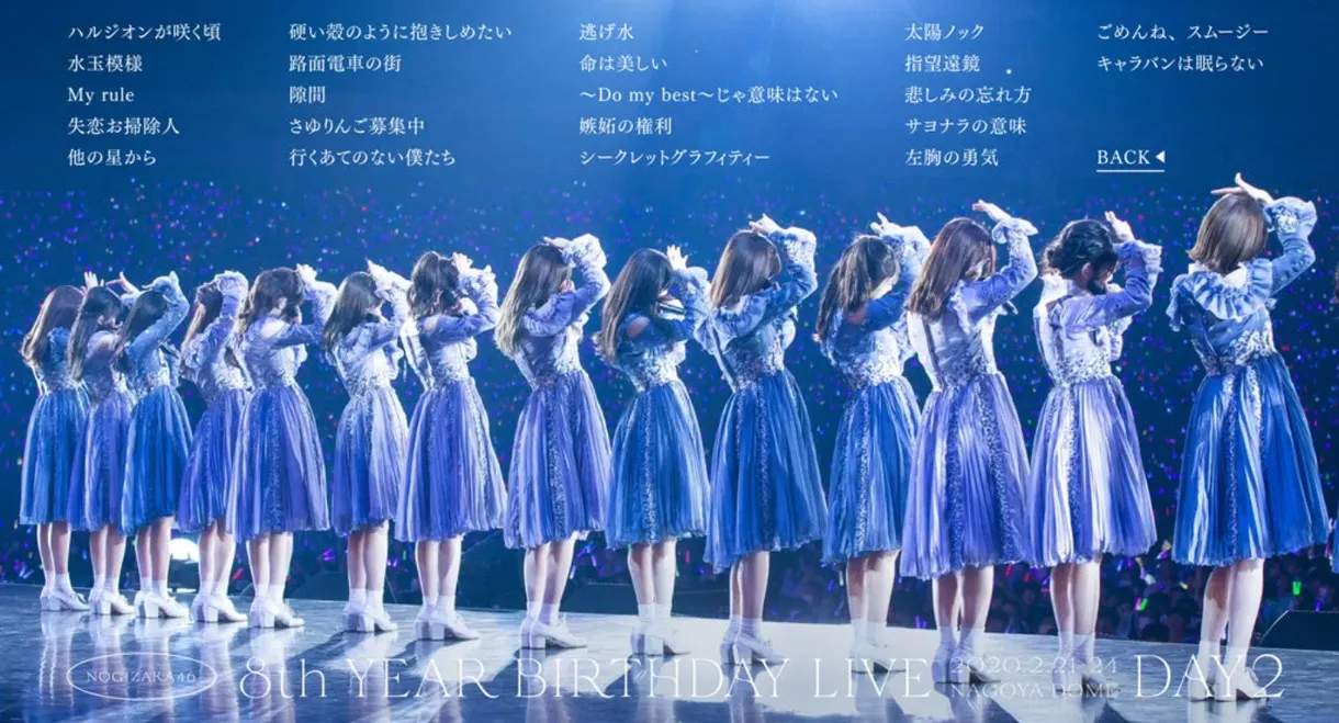 乃木坂46 8th YEAR BIRTHDAY LIVE 2020.2.21～2.24 NAGOYA DOME