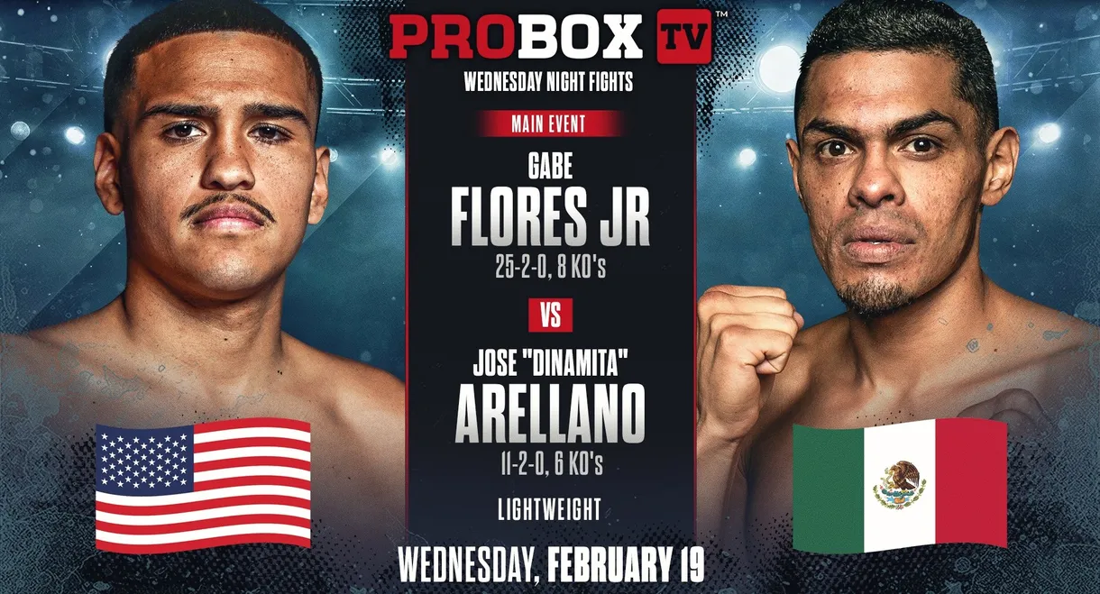 Gabriel Flores Jr. vs. Jose Arellano