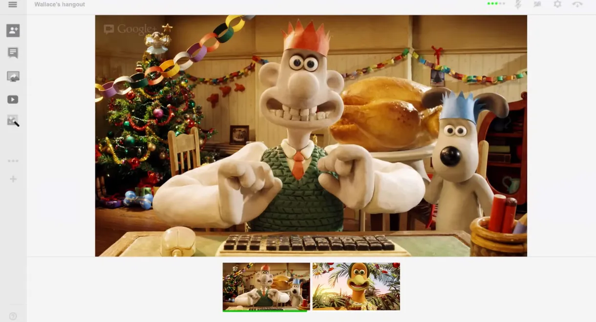 Wallace & Gromit x Google Hangout | A Video Call with Aardman Friends!