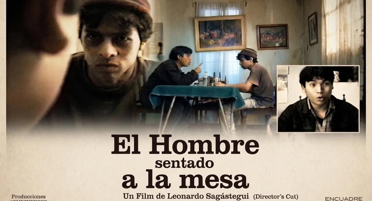 El hombre sentado a la mesa