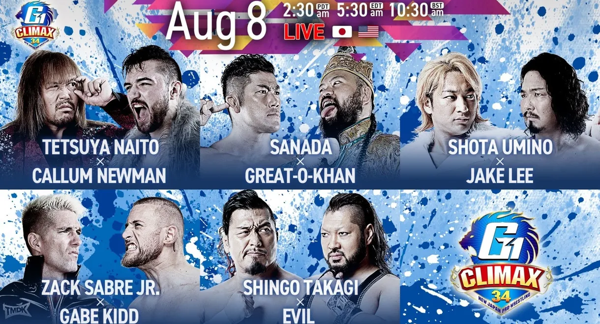 NJPW G1 Climax 34: Day 13