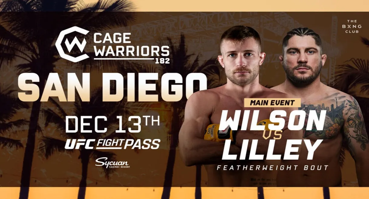 Cage Warriors 182: San Diego