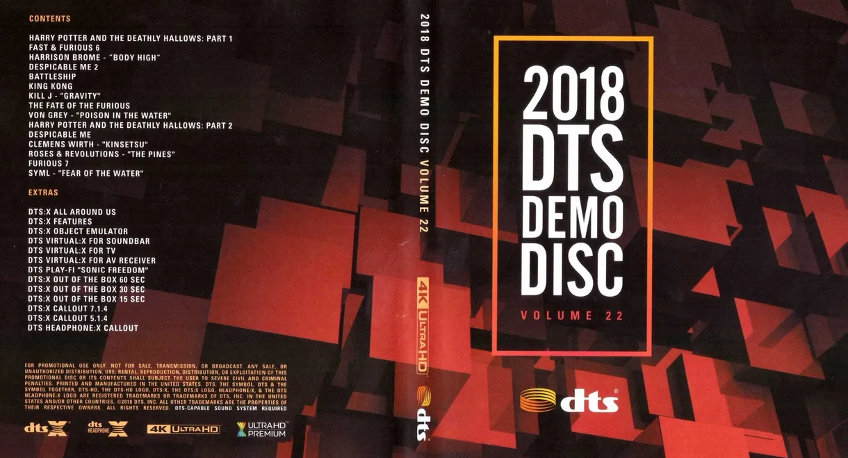 DTS BLU-RAY MUSIC DEMO DISC 22