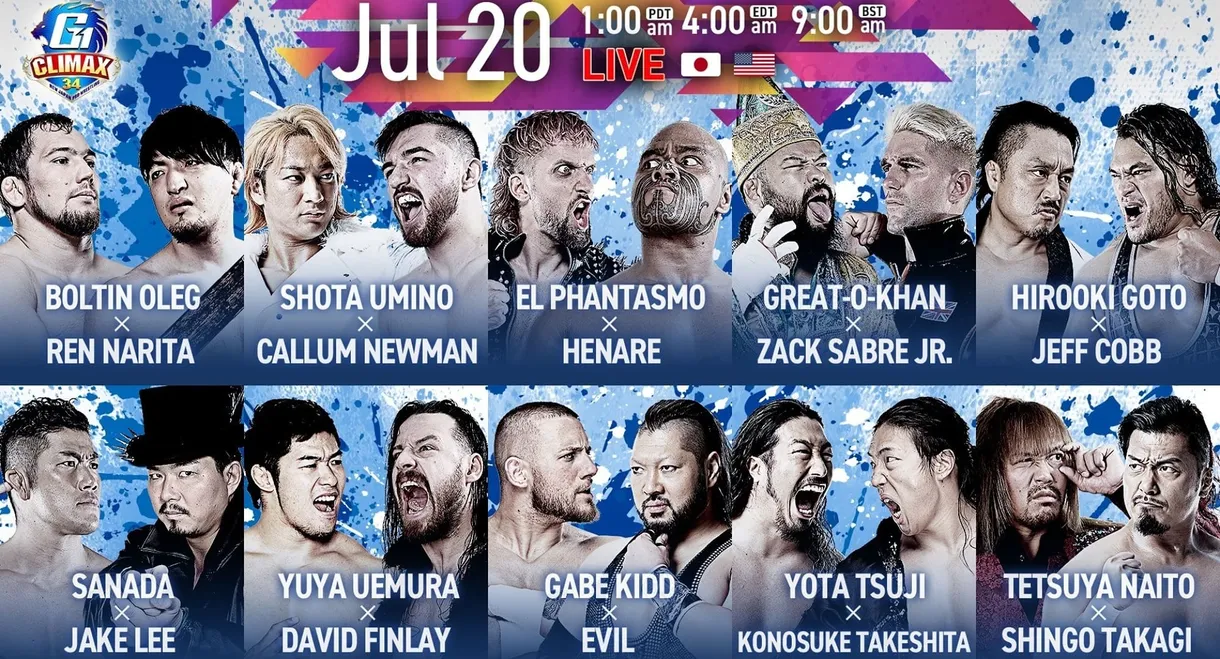 NJPW G1 Climax 34: Day 1