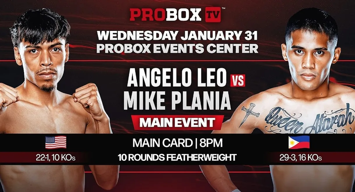 Angelo Leo vs. Mike Plania