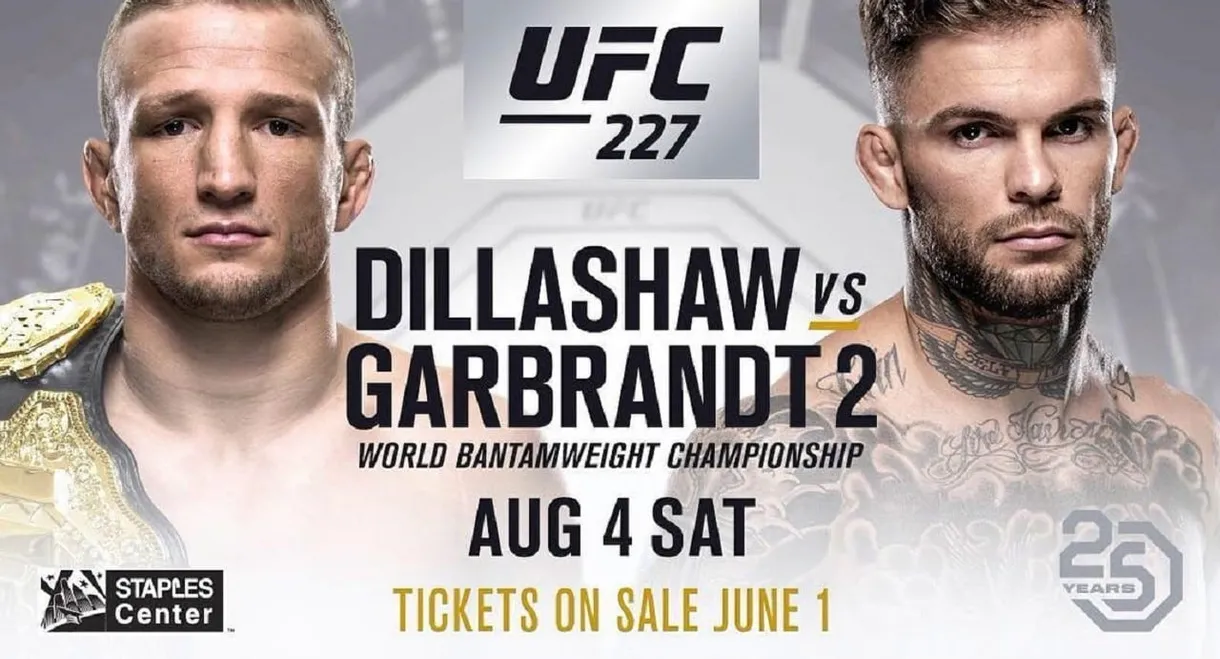 UFC 227: Dillashaw vs. Garbrandt 2