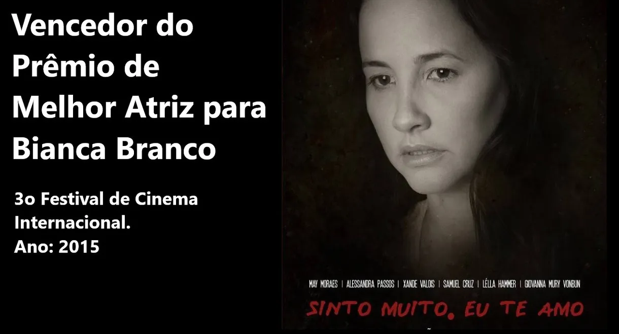 Sinto muito, eu te amo