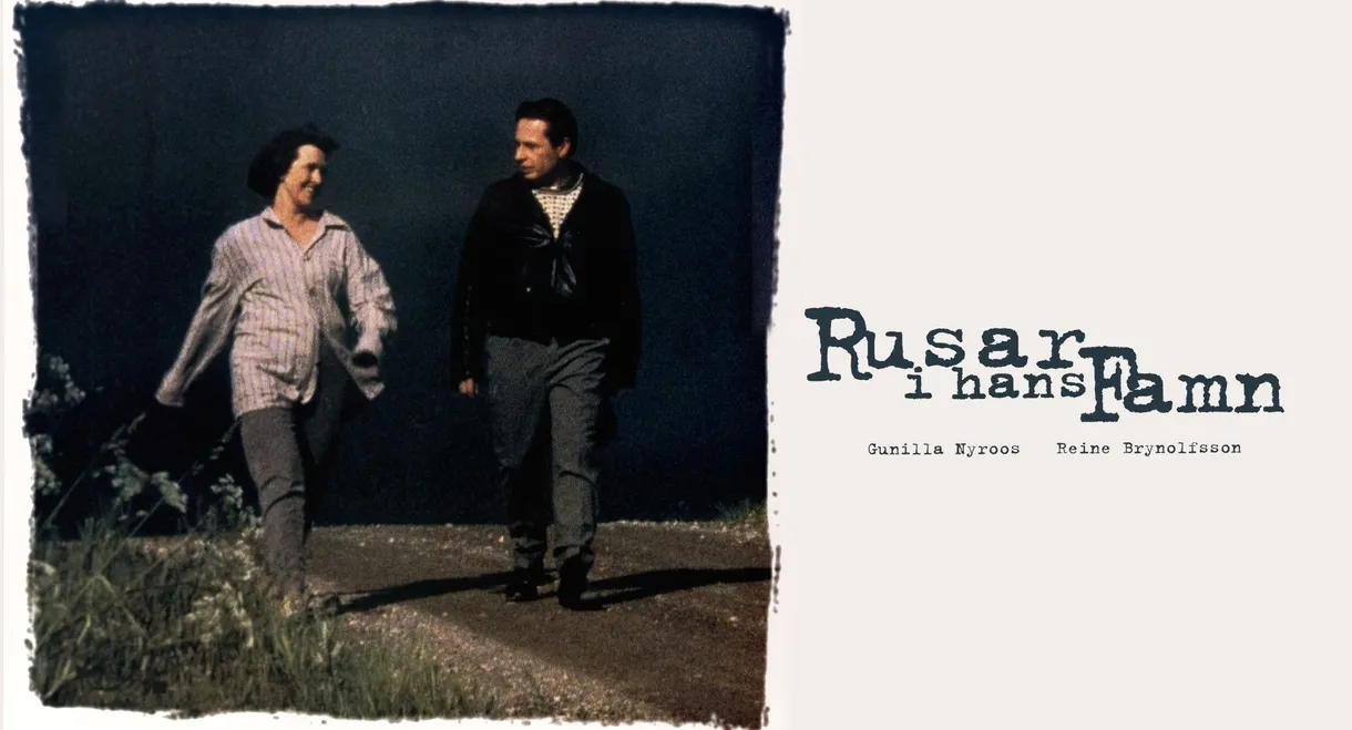 Rusar i hans famn