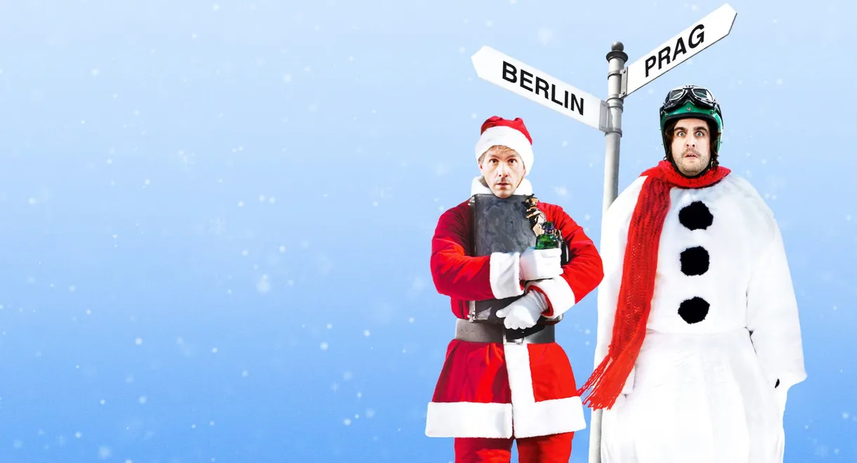 Zwei Weihnachtsmänner