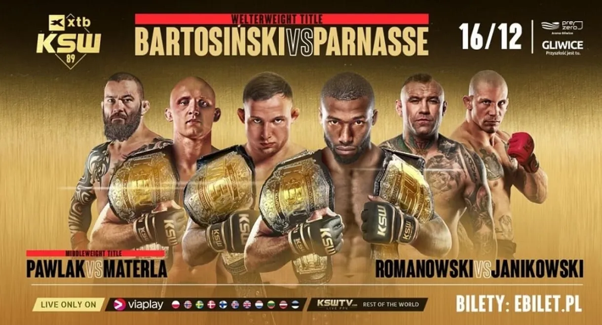 KSW 89: Bartosinski vs. Parnasse