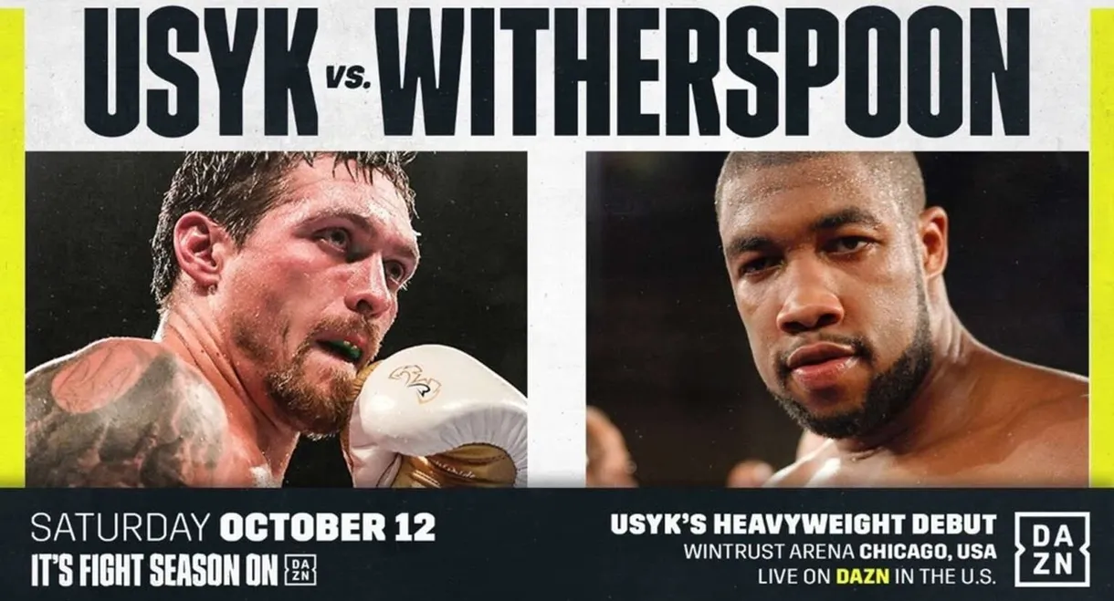 Oleksandr Usyk vs Chazz Witherspoon