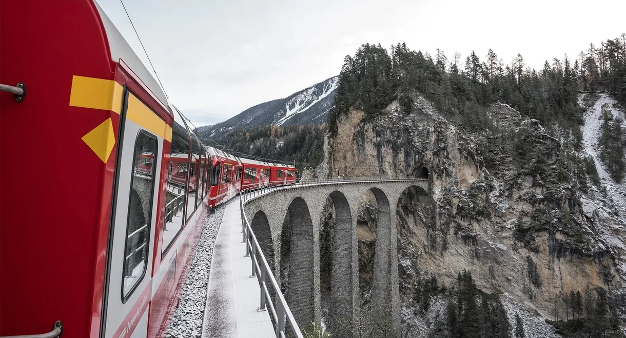 Alpine Train at Christmas