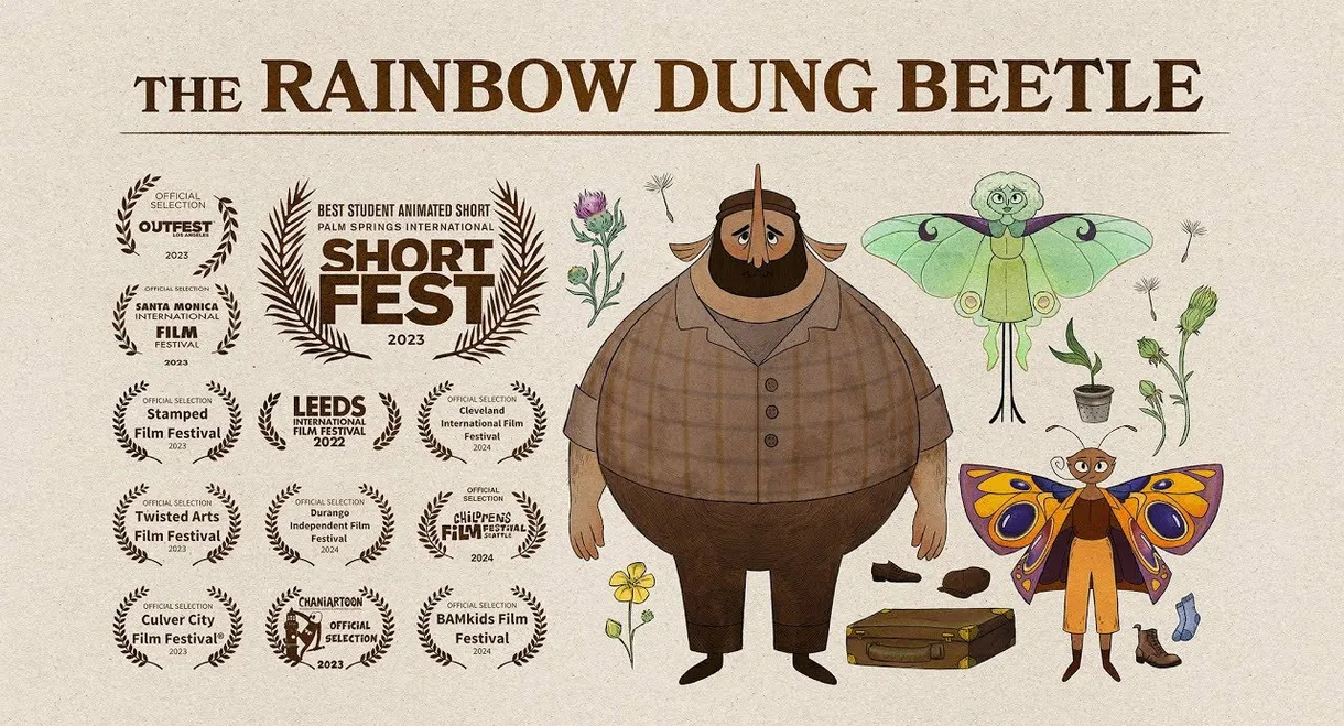 The Rainbow Dung Beetle