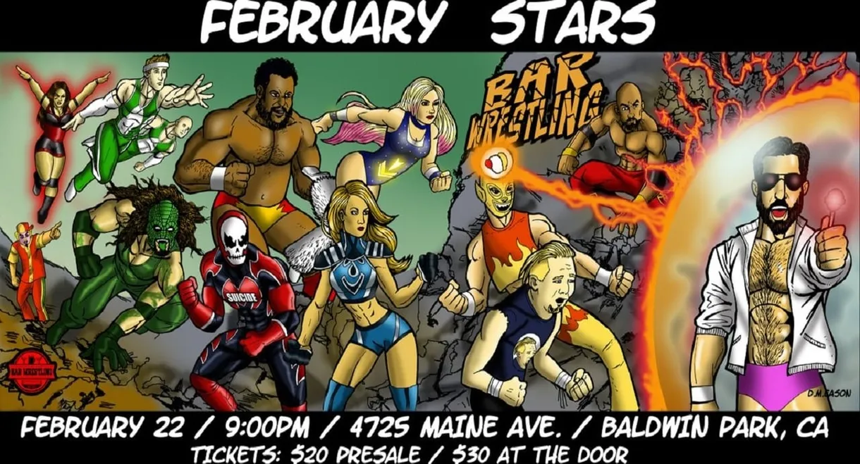 Bar Wrestling 9: February Stars