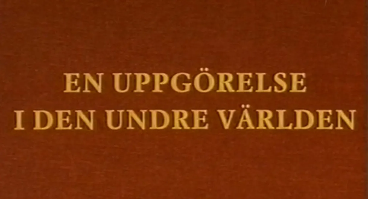 En uppgörelse i den undre världen