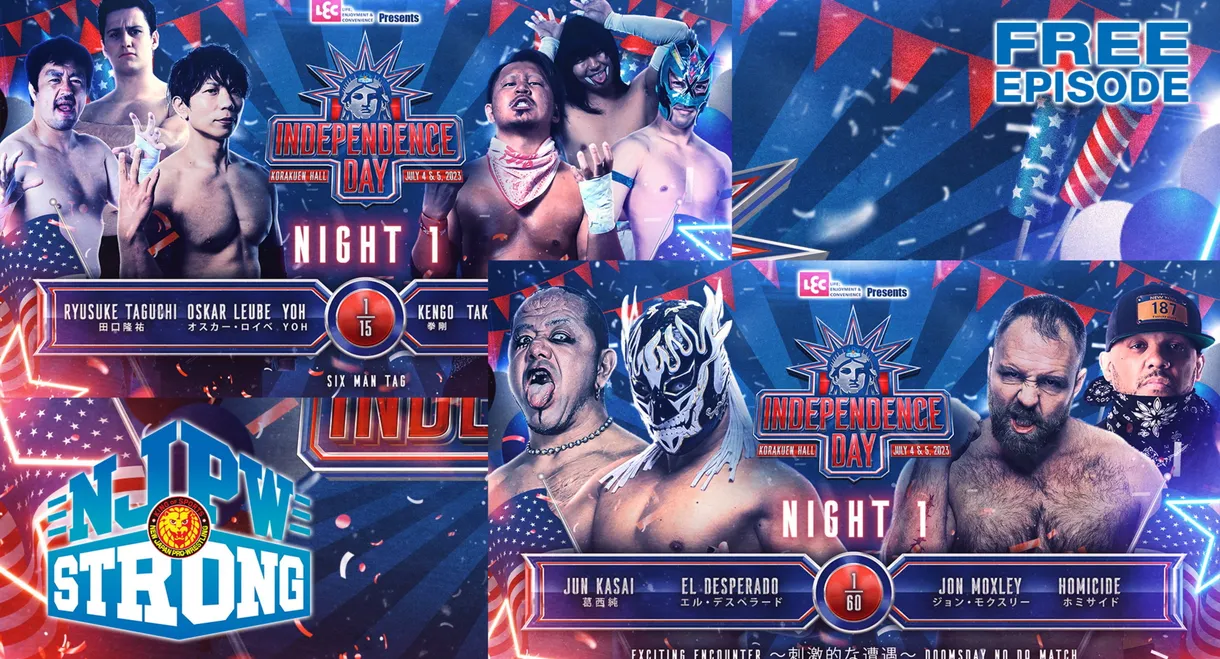 NJPW STRONG Independence Day 2023 - Day 1