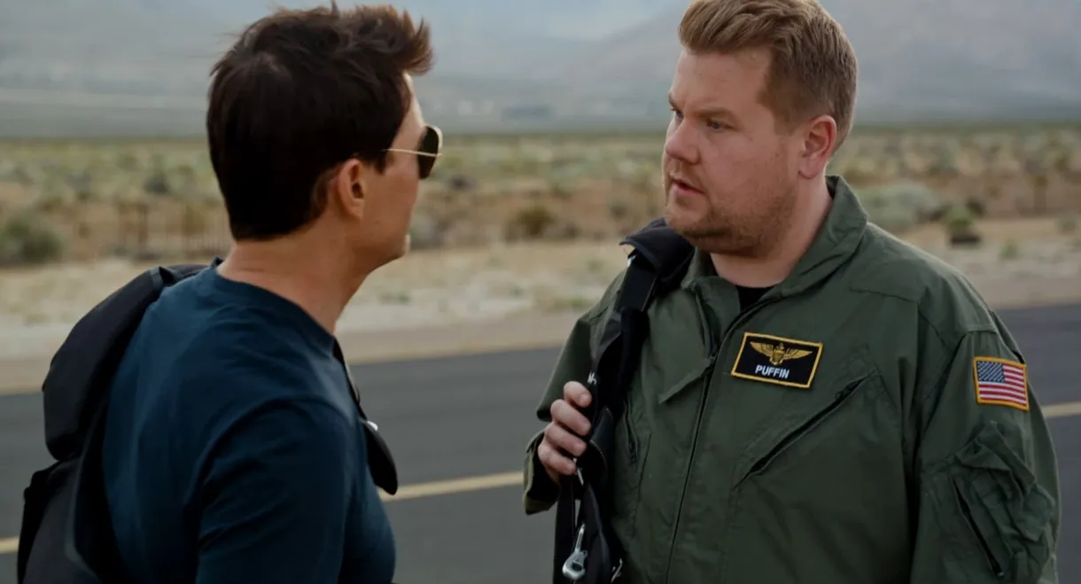 James Corden's Top Gun Training with Tom Cruise