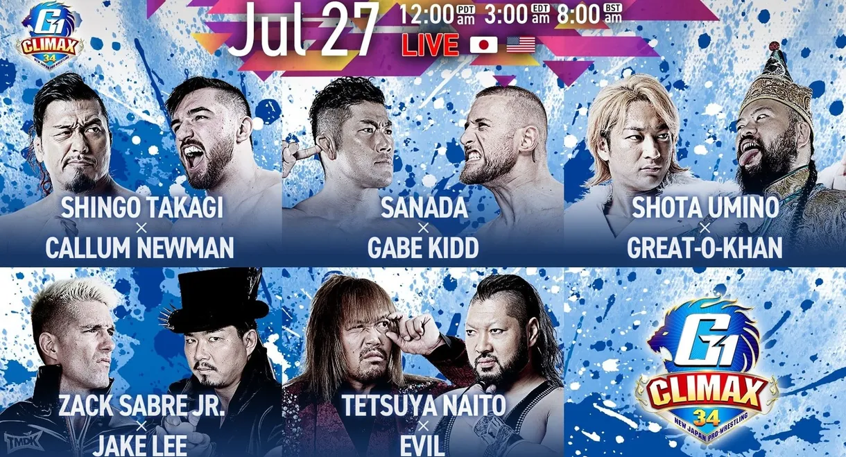 NJPW G1 Climax 34: Day 5