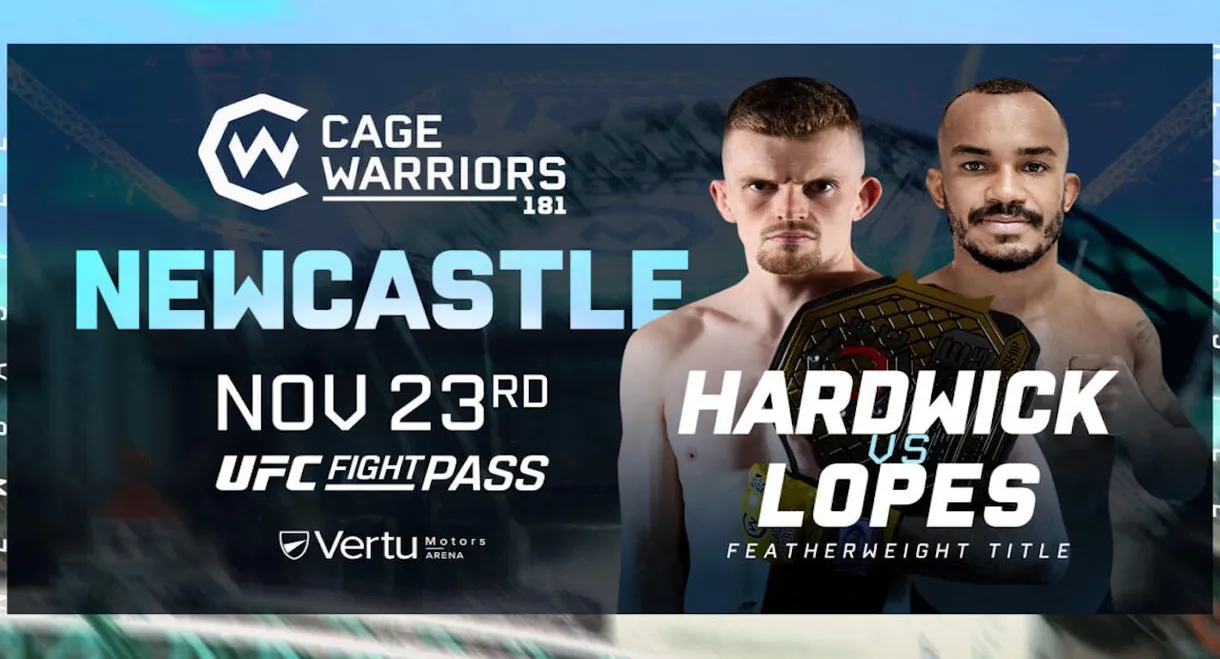 Cage Warriors 181: Newcastle